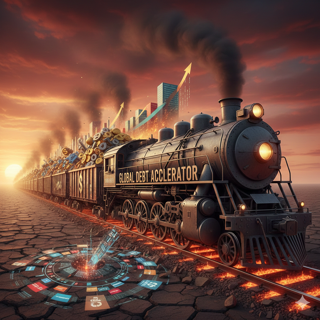 The global debt train is accelerating